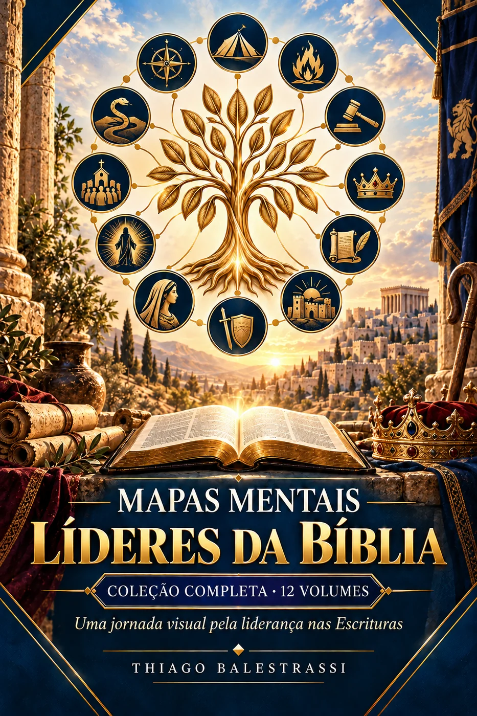 Capa Mapas Mentais Líderes da Bíblia